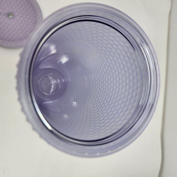 Starbucks 2021 Holiday 24oz Iridescent Icy Purple Cold Cup Tumbler NO STRAW - Picture 5 of 6